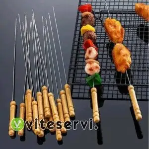Tige Brochette métallique pour Barbecue BB-58