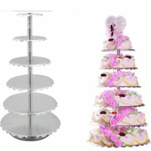 Support de gâteau et dessert géant 7 niveaux modulable et démontable