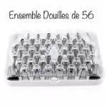 Ensemble de 56 douilles de pâtisserie