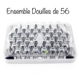 Ensemble de 56 douilles de pâtisserie
