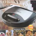 Sandwich maker Gaufrier Sokany 750 W