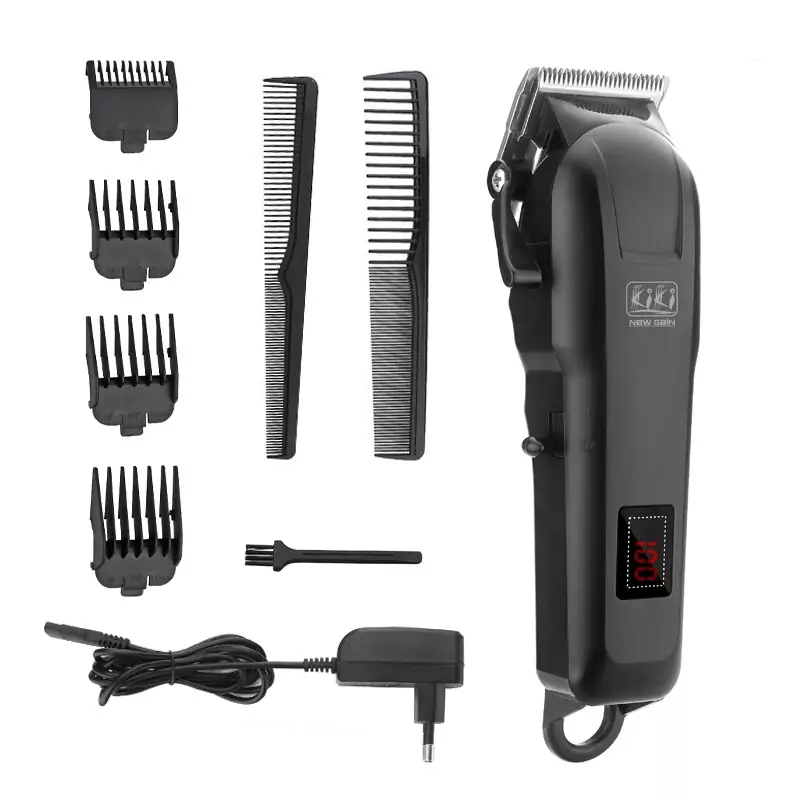 KIKI 2018 tondeuse cheveux rechargeable coupe cheveux professionnel tondeuse cheveux batterie au Lithium NG 777 NG Tondeuse Chargeable à affichage numérique