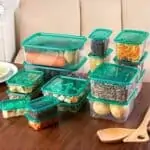 Série de 17 Bols en plastique à couvercle multi-usage