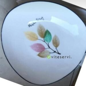 Set de 06 Plateaux en porcelaine forme Arrondie