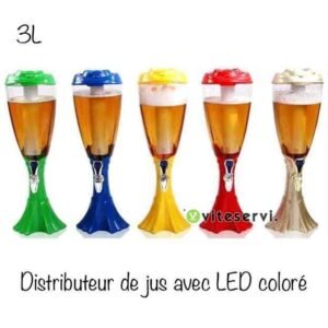 Fontaine Distributeur de Jus avec LED coloré