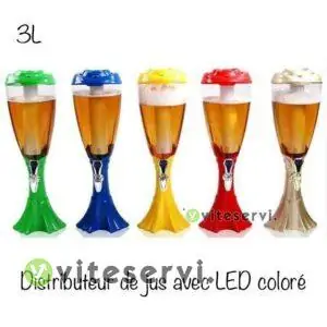 Fontaine Distributeur de Jus avec LED coloré