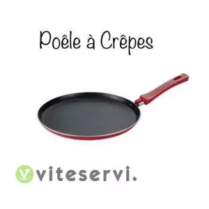 Crêpière Anti - adhésive - Poêle à crêpe