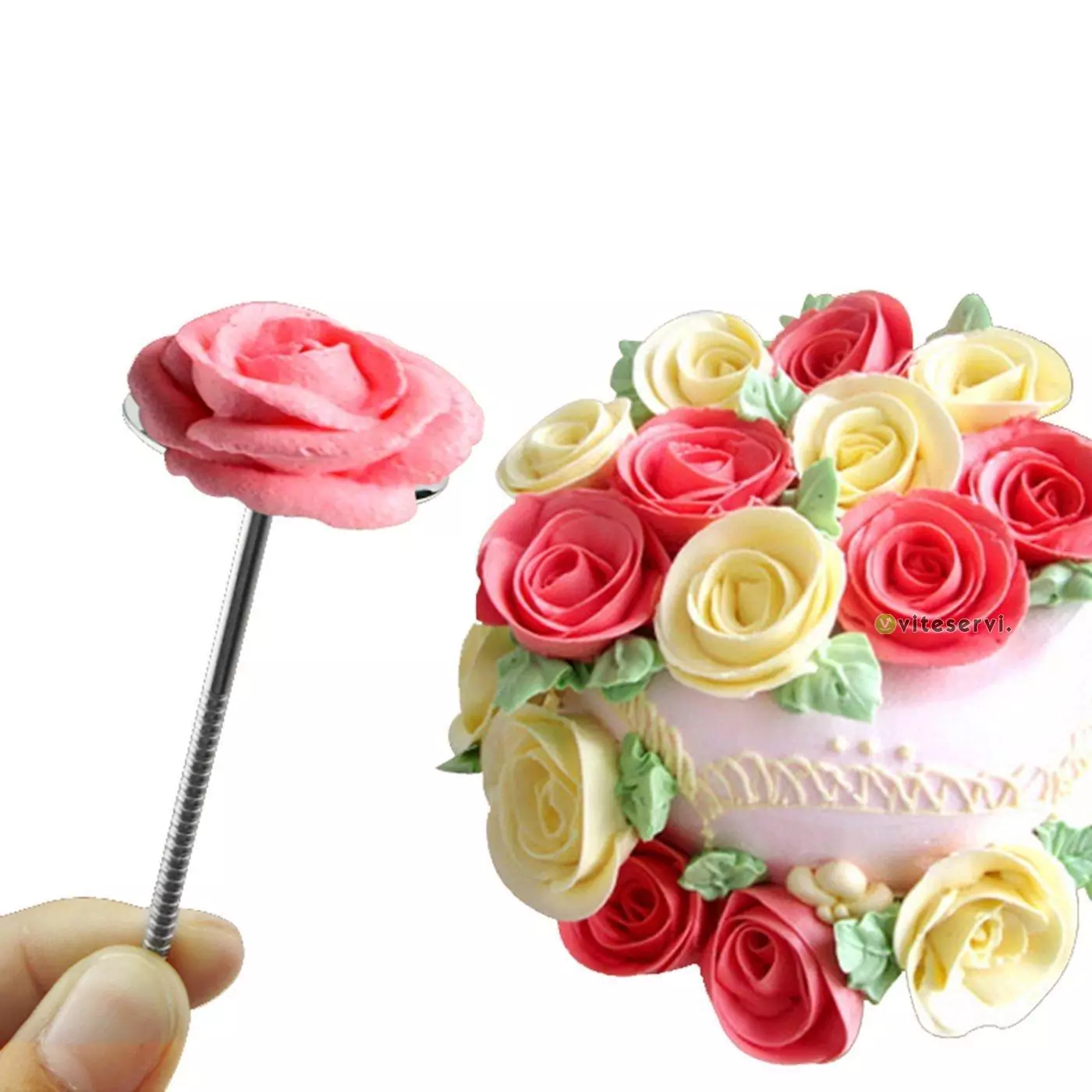 71MdZwsNDL. SL1400 Clou à fleur pour décorer les gâteaux