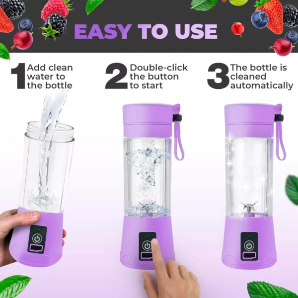Mixeur électrique Extracteur de jus portable Rechargeable USB Shake and Take S-89 pour salle de gym