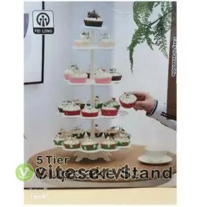 Support à cupcakes à 5 niveaux