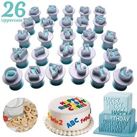 emporte pièce à piston Emporte pièce alphabet Découpoirs à piston de pâtisserie