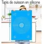 Tapis de pâtisserie en silicone