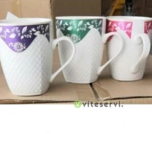 Set de 06 Tasses en porcelaine