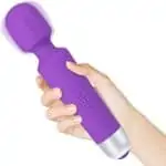 Sextoy Wand vibromasseur rechargeable 8 vitesses et 20 modes tête vibrante