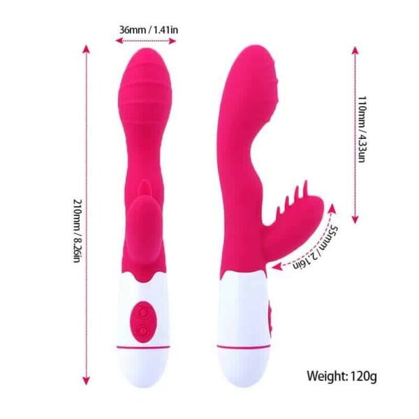 Sextoy Pénis Vibrant à Stimulation Clitoridienne résistant à l'eau