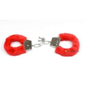 Paire de Menottes à clé en fourrure douce en plusieurs couleurs Sextoy BondageBDSM