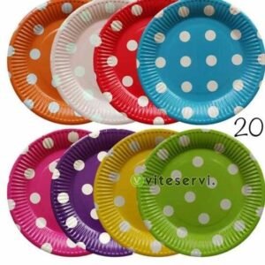Vaisselle de papier écologique de haute qualité et de 16cm -20 pcs