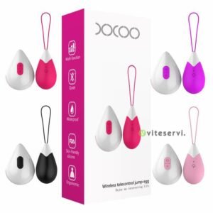 Sextoy oeuf télécommandé sans fil à plaisir maximal -Wireless Telecontrol Jump Egg