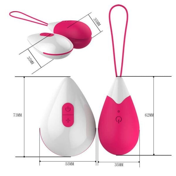 Sextoy oeuf télécommandé sans fil à plaisir maximal -Wireless Telecontrol Jump Egg
