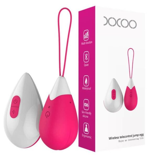 Sextoy oeuf télécommandé sans fil à plaisir maximal -Wireless Telecontrol Jump Egg