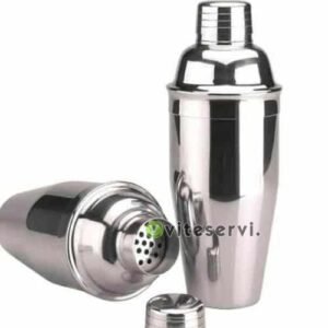 Shaker pour cocktail en inox, doré et plastique