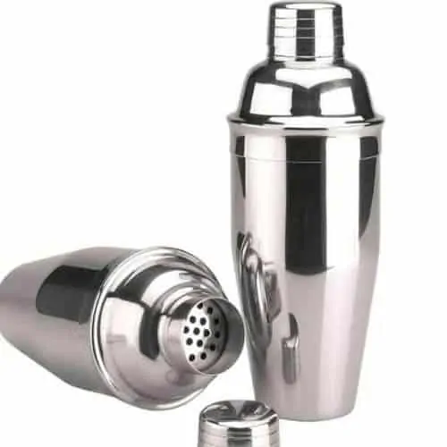SHAKER Shaker pour cocktail en inox, doré et plastique