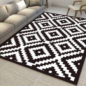 moquette blanc noir