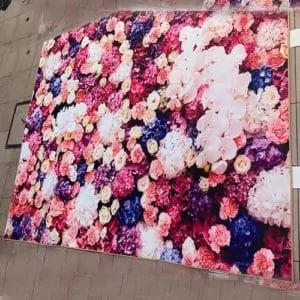 moquette fleuris