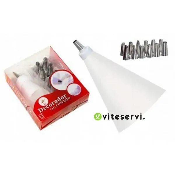 Ensemble de douilles et adaptateur pour pâtissier D67