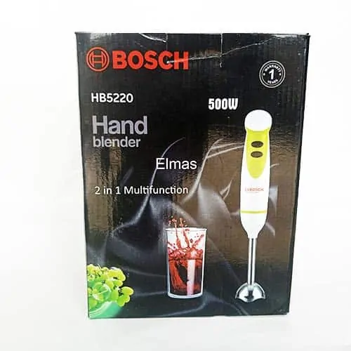 Mixeur Plongeant BOSCH 500W Mixeur Plongeant 2 en 1 BOSCH HB5220 500 Watts
