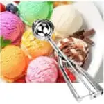Cuillere a creme glacee et a puree