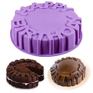 Moule en silicone Happy Birthday 2