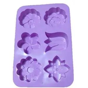 Moule de 6 formes fleurs