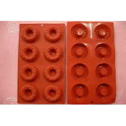 moules en silicone donuts