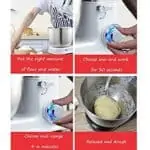 Robot pâtissier HOFFMANS 1200W Batteuse Electrique 6L