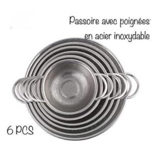 Passoire Avec Poignet En Acier Inoxydable