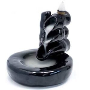 Fontaine à Senteur Brûle Encens Forme Bambou En Céramique