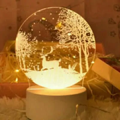 veilleuse 3D 009 Veilleuse 3D lampe colorée avec 7 couleurs de lumière V-1009