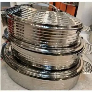 Série de 03 Glacière en Inox 2,5L - 3,5L - 5L