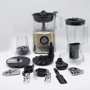 Robot culinaire PERSIA TM-329 Food processor - igname pilée - râpe trancheuse - moulinette mixeur - Batteuse 1000W