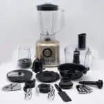 Robot culinaire PERSIA TM-329 Food processor - igname pilée - râpe trancheuse - moulinette mixeur - Batteuse 1000W