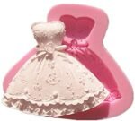 Moule robe de mariée princesse jupe reine en silicone