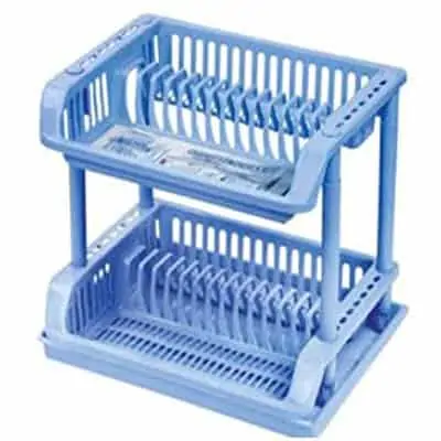 619gB75L. AC UL400 Range vaisselle en plastique 2 niveaux à égouttoirs