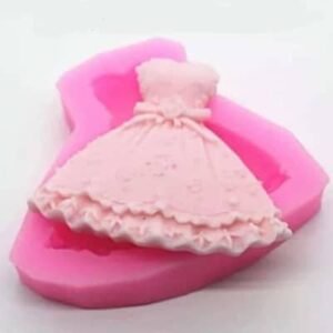 Moule robe de mariée princesse jupe reine en silicone