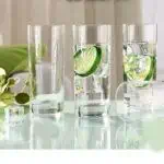 Série de 06 verres lisses V-12