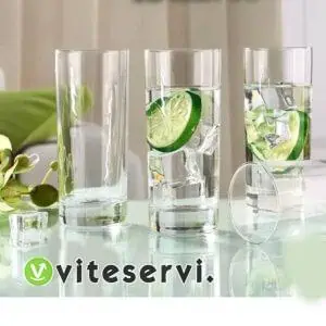 Série de 06 verres lisses V-12