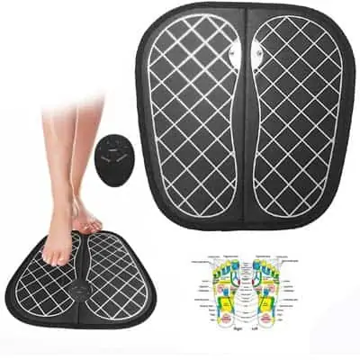 0 EMS physioth rapie pied tapis de Massage lectrique Vibration Acupoints masseur soulager pied Massage simulateur pieds Tapis de massage pour pieds EMS