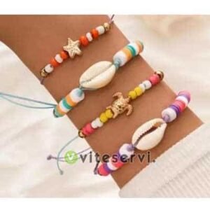 Ensemble Bracelets Tissés à la main
