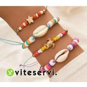 Ensemble Bracelets Tissés à la main