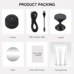 Mini-Caméra Wi-Fi De Sécurité App Surveillance Sans Fil 1080P Vision Nocturne